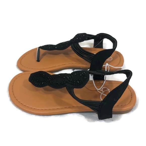 Brand new Girls Black Bobbie Brooks Sandals - Picture 4 of 8